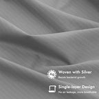 Elegear Silver-Infused Cooling Blanket for Hot Sleepers, Queen - Image 5