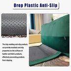 Velvet Recliner Headrest Pillow, Non-Slip Neck Support, Green - Image 2