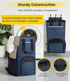Vorspack Laundry Backpack for College Students, 2 in 1 Laundry Bag, Blue - Image 5