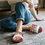 Jeiento Animal Cat Pattern Slippers for Women Lady Open Toe Slippers Soft Cushion Slip Resistant Spa Slipper for Hotel,Cozy Home Shoes - Image 2