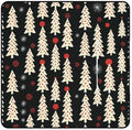 Waterproof Zipper Foldable Travel Blanket Christmas Tree Red 78.7"x78.7" by Unknown