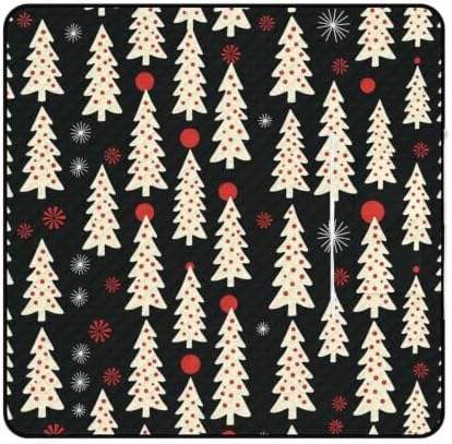 Waterproof Zipper Foldable Travel Blanket Christmas Tree Red 78.7"x78.7" by Unknown