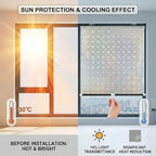 Blackout Blind Shade with Suction Cups, No Drill Roller Window Curtains - Image 3