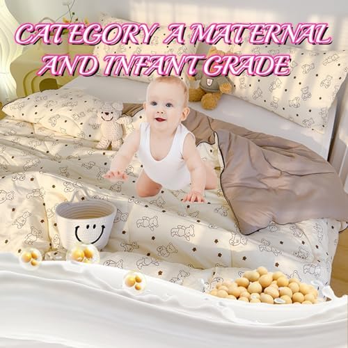 Simple Spring Comforter Full Size, Category A Maternal and Infant Grade Quilt Core - Healthy Warm Comfortable Comforter for Bedroom Living Room Bed Decor(I,150 * 200cm/59 * 79") - Image 5