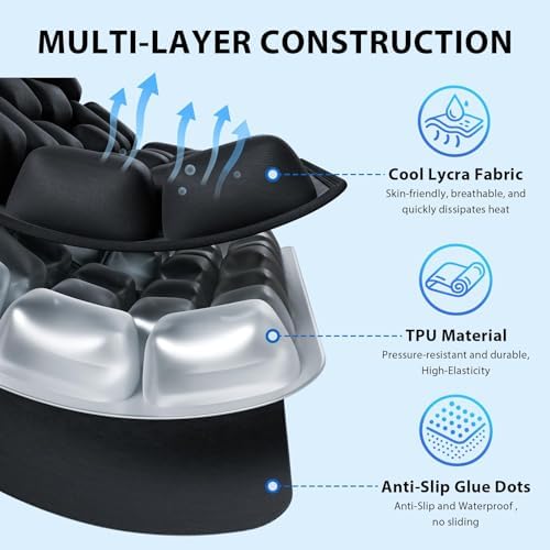 Inflatable Seat Cushion,36 Air Cell Pressure Relief Airplane Cushion - Image 3