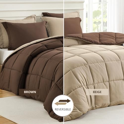 Homelike Moment Queen Comforter Set 3 Piece, Lightweight Soft Bed Sets - Image 2