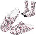 House Slippers for Women Washable Closed Toe with Cute Socks by Unknown
