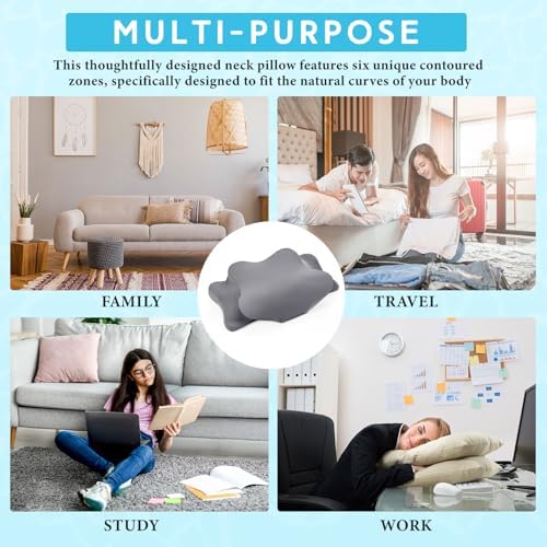 Hahafelt 2 Pcs Cooling Cervical Pillowcase, Dark Gray, Queen Size - Image 7