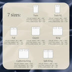 Twin Size Sheets Set, Cooling & Soft Deep Pocket Bed Sheets, 3PC - Image 4