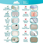 DREAMCARE King Size Sheets Set - 6 pcs Breathable Cooling Sheets King Size - Image 2