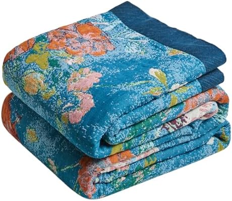 LUTBM Boho Throw Blanket for Bed 60"x80", All Season Cotton Couch Blankets by LUTBMFindYourFreeSpiritatHome