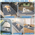 Dog Car Bed, Non-Slip Backseat Dog Bed Mat 50" L×24.6" W - Image 6