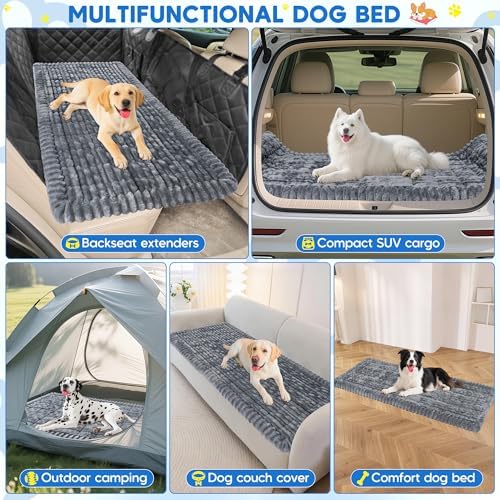 Dog Car Bed, Non-Slip Backseat Dog Bed Mat 50" L×24.6" W - Image 6