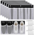 6 Pcs RV Shoe Storage for Bedside, Hanging Shoe Rack with 24 Mesh Pocket by Unknown