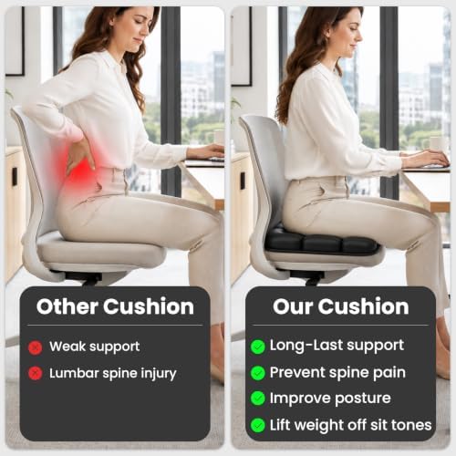 Airplane Seat Cushion, Inflatable & Portable Travel Cushion for Long Flight - Image 4