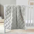 FLXXIE 43x60 Inches Down Alternative Toddler Comforter, Light Grey by FLXXIE