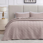 Love's cabin Full Quilt Set, Lightweight Bedspread Comforter, Burlwood by Lovescabin