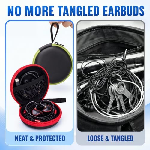 Paterr 30 Pcs Portable Hard Earbuds Case for Wired/Wireless Earbuds - Image 5