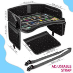 ECOFANTASY Kids Car Seat Travel Tray, Car Table & Lap Desk – Stars - Image 7
