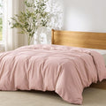 Bedsure Duvet Cover King Size, 1Pc Soft Double Brushed Bedding, Blush Pink by BEDSURE