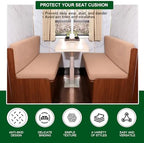CRFATOP RV Dinette Cushion Covers Soft 4pc Camper Booth Seat Slipcover,20 - Image 5
