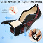 Scurtain Mens House Slippers Comfortable Wide Diabetic Orthopedic Shoes - Image 3