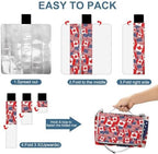 Large Outdoor Picnic Blanket Canadian American Flag Pattern Foldable Beach Blanket Waterproof SandProof Family Picnic Mat - Image 3