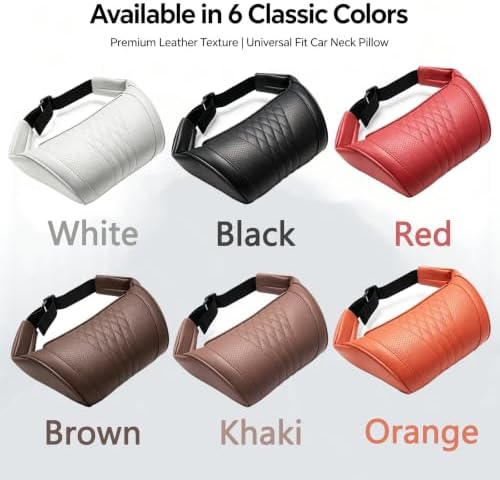 Universal Memory Foam Car Headrest Neck Pillow (White,2) - Image 3