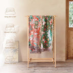 LUTBM Boho Throw Blanket for Bed 60"x80", All Season Cotton Couch Blankets - Image 6