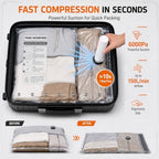 15 Pack Vacuum Storage Bags for Travel with Electric Travel Vacuum Pump - Image 5