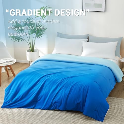 Elegear Gradient Cooling Comforter Queen Size for Hot Sleepers, 79" x 86" - Image 2