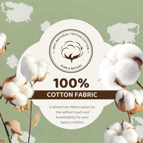 100% Cotton Baby Blanket Ultra Cozy Soft Newborn Swaddle for Boys and Girls - Image 3