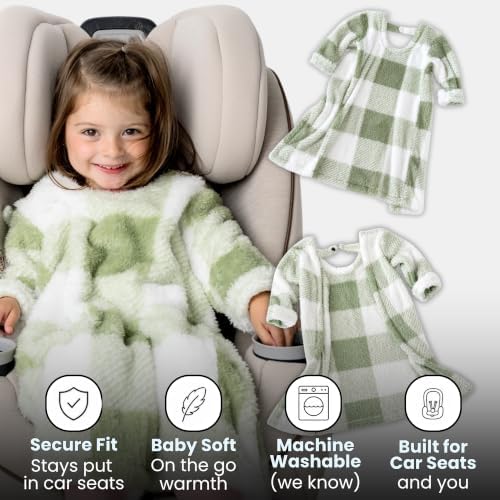 Buckle Me Baby Cozy Car Seat Blanket -Wearable Car Seat Blankets for Babies - Image 2
