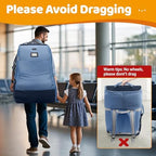 YOREPEK Padded Gate Check Car Seat Travel Bag, Baby Travel Essentials - Image 6