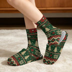 House Slipper and Socks Set for Women Warm Comfy Fuzzy Slipper with Crew Socks Plush Fuzzy Slippers for Indoor - Image 2
