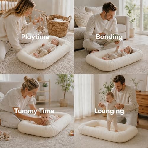 Baby Lounger, Infant Support Cushion for Newborn 0-24 Months - Image 6