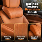 Universal Car Headrest Pillow, Memory Foam Car Neck Pillow，Brown - Image 7
