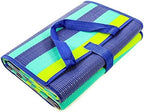 Camco Handy Mat with Strap - Perfect for Picnics, Beaches, RV and Outings - Green/Turquoise - 60" x 78" (42806) - Image 4