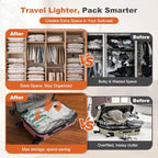 Rechargeable Wireless Pump Travel Vacuum Bags, 15 Pack Portable Storage Bags for Travel and Home, Compression Packing Seal for Clothing, Clothes, Blankets, Luggage, Suitcase (15) - Image 3
