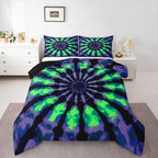 Feelyou Tie Dye Comforter Set Twin Size 3Pcs for Kids Boys Girls - Image 4