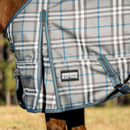 Jeffers 1200D Standard Neck Turnout Blanket, 240G, 72" - Hamilton Plaid - Image 3