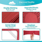 DREAMCARE California King Sheet Sets - 6 pcs Breathable Cooling Sheets - Image 6