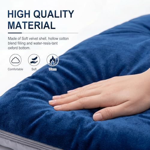 SWTMERRY Cot Mattress Topper - Quilted Cot Pads for Camping, Soft Comfortable Sleeping Cot Mattress Pad Only, Camping Pad 75"x28" for Camp Cot/Rv Bunk/Narrow Twin Bed - Image 6