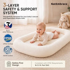 Baby Lounger, Infant Support Cushion for Newborn 0-24 Months - Image 3