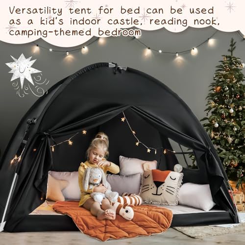 Twin Size Bed Canopy Toddler, Kids Bed Tents Indoor Dream Tent on Bunk Bed - Image 5