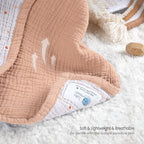 lulumoon Muslin Baby Blanket for Girls: Soft Lightweight Toddler Blanket - Image 3