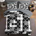 WeCozy King Comforter Set with Sheets, 7 Pieces Geometric Moroccan Bedding by WeCozyHomeDecor