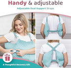 Zomaple Post Mastectomy Pillow with Strap – Breast Surgery Recovery Support - Image 2