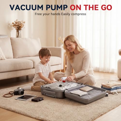Travel Vacuum Bags with USB Electric Pump, 30 Combo Size - Image 2