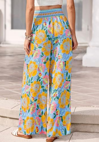 BTFBM Floral Summer Wide Leg Pants Woman 2026 - Image 3